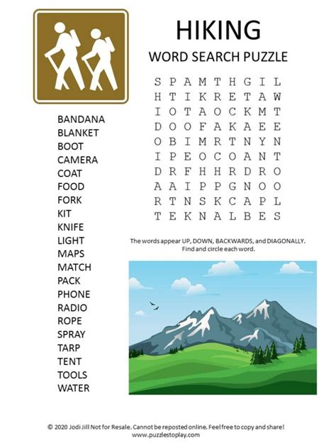 free from vanity word hike|Word Hike .